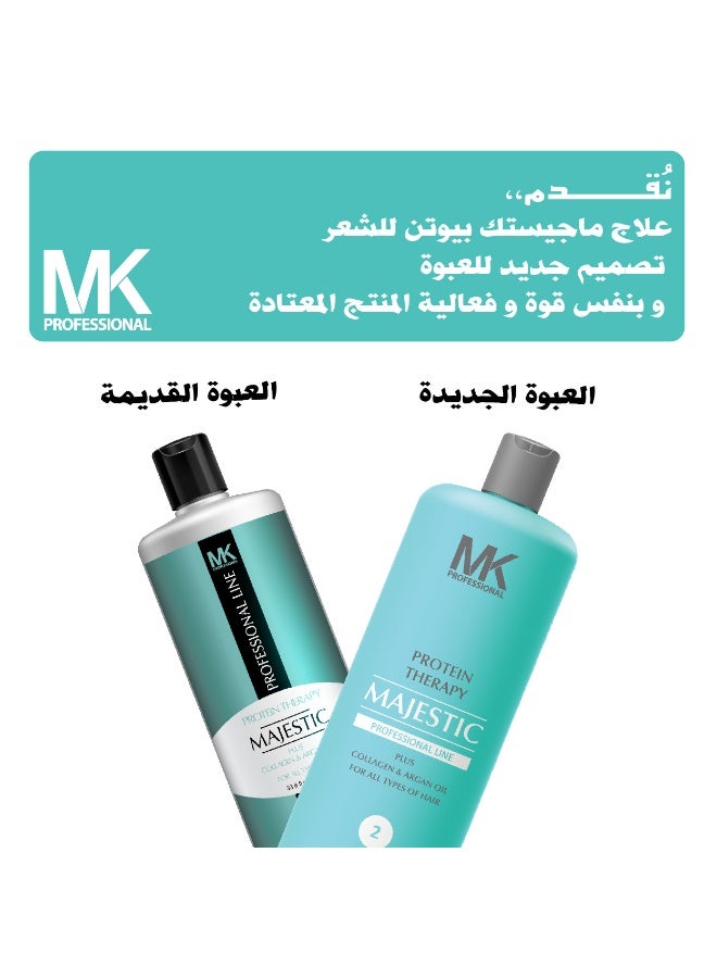 Majestic Keratin MAJESTIC MK PROFESSIONAL Protein Therapy Hair Treatment, 1000 ml - Image 4