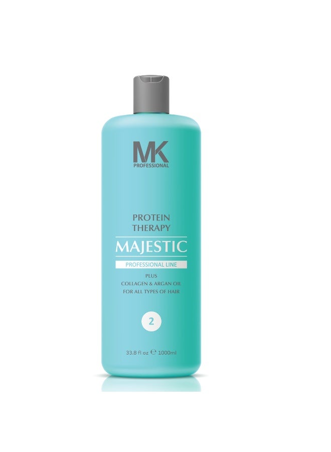 Majestic Keratin MAJESTIC MK PROFESSIONAL Protein Therapy Hair Treatment, 1000 ml - Image 5