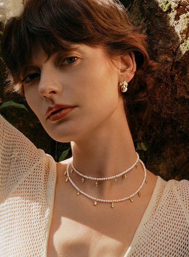 هيفانج قلادة الأوراق الذهبية - Image 3