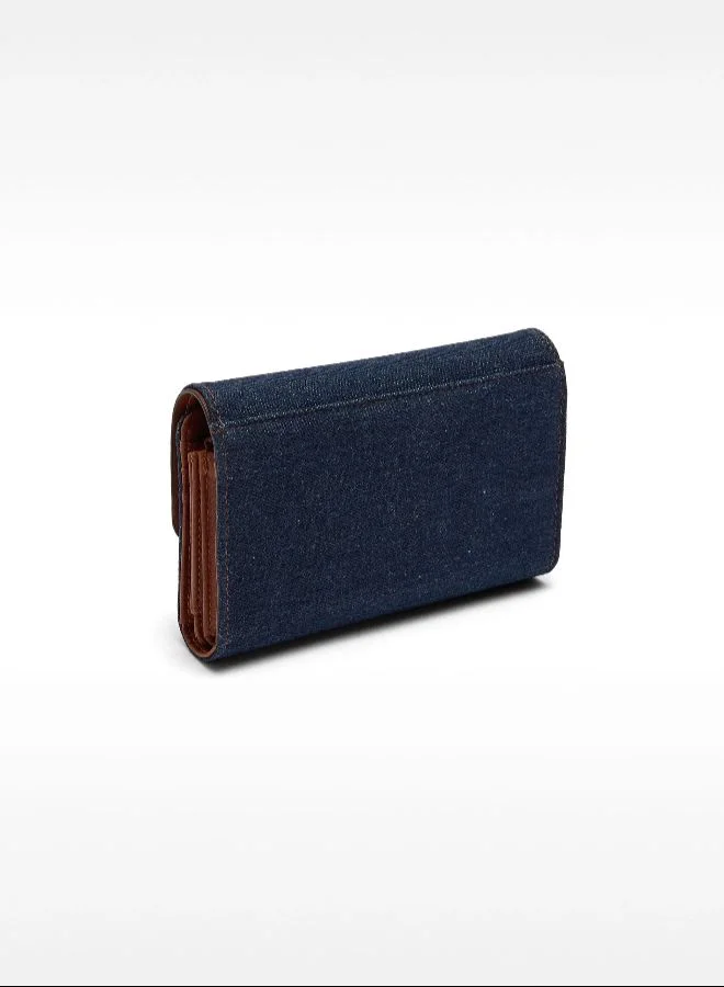 PARFOIS Denim Wallet With Studs