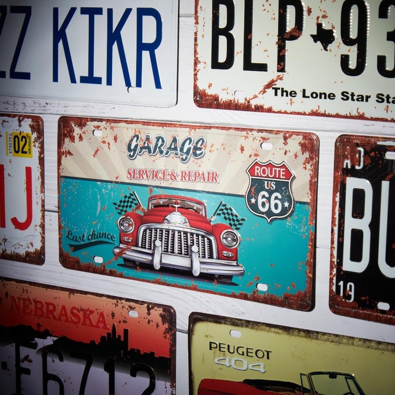 EAZYWAGON Garage Service and Repairs Multipurpose Metal Signs - License Wall Plate, Decorative Car Tag - Ideal for Cafe, Restaurant, Shop, Home, Hotel, Club, Office, Living Area - Design Plaque - Image 2