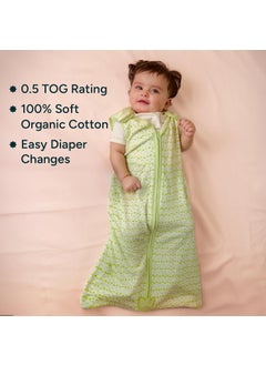 NINTARABABY NINTARABABY 05 TOG Sleep Sack Premium Organic Cotton Lightweight Wearable Blanket for Newborns Infants Toddlers 024 Months Unisex Baby Sleeping Bag Gifts for Babies  - Image 2