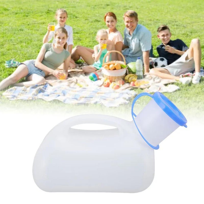 Portable Female Urinal: 1000ML Large Capacity - Transparent Material With Clear Capacity Visibility Snug Fit Compact Structure for Women Emergency Car Travel Traffic Jams - Image 5