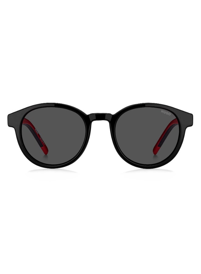 HUGO HG 1390/S Sunglasses Black Round - Image 3