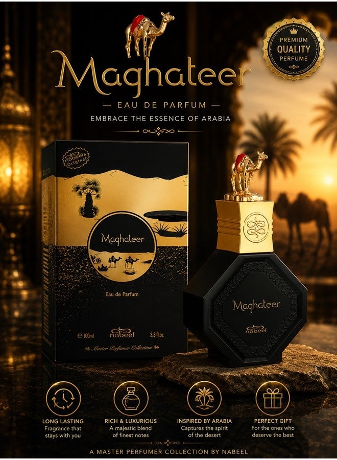 Nabeel Maghateer Eau De Parfum 100ML Luxurious Long Lasting Arabian Fragrance for Men and Women - Image 2