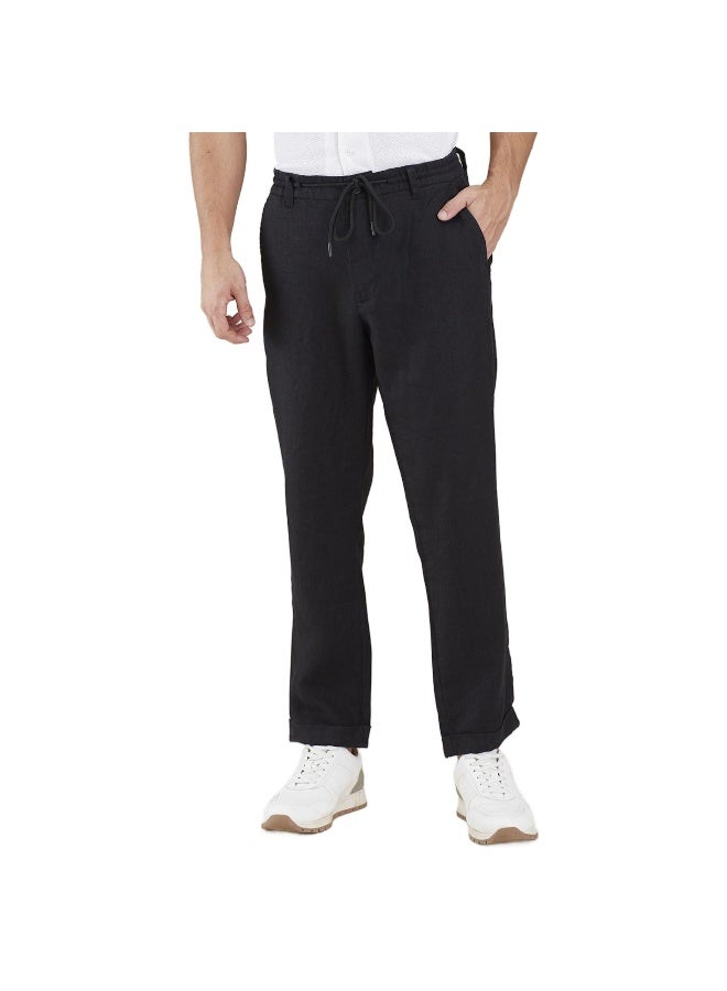 Being Human Mens Black Jogger Fit Chinos - Image 1