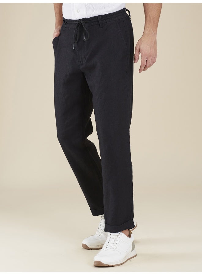 Being Human Mens Black Jogger Fit Chinos - Image 2