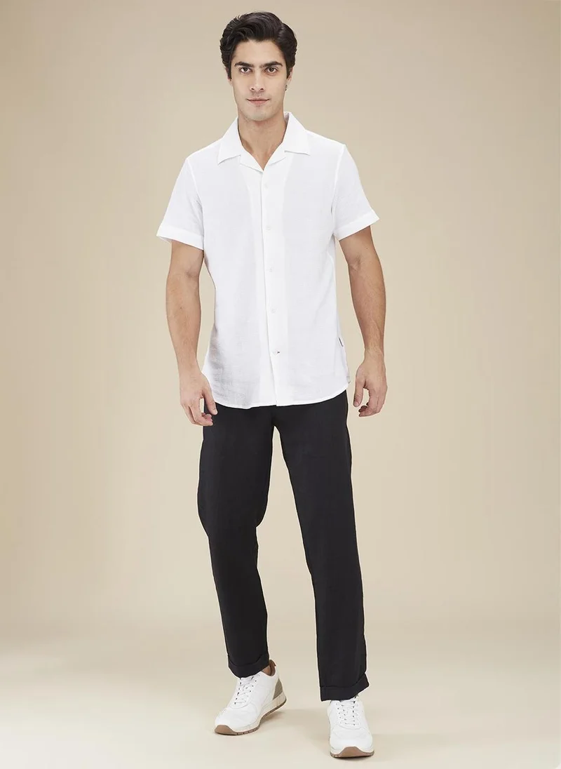 Being Human BLACK Men Classic Regular Fit Mid-Rise Chinos Trousers for Men | Best Price UAE