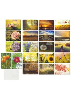 Juvale 40 Pack Blank Bible Verse Postcards All Occasion Inspirational Quotes From Christian Scripture 20 Designs (4 X 6 In)  - Image 1
