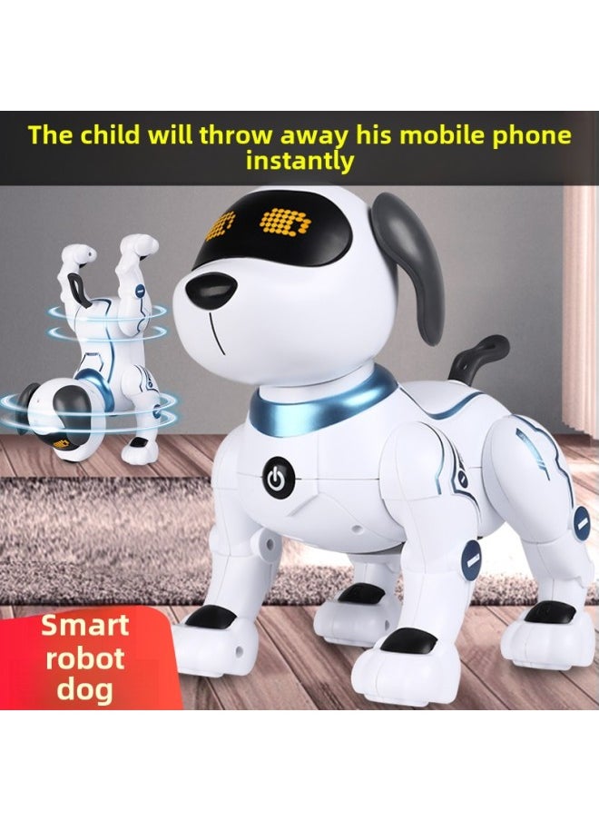 Generic - Intelligent Robot Dog Children's Toy Educational Boy Electric Robot Dog Walking Will Call The Baby 2022 New-Color:Voice-controlled Programming Stunt Dog - Image 1