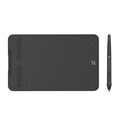 XP-PEN XPPen Updated Deco Mini7 V2 Drawing Tablet-16384 Levels of Pressure Battery-Free Stylus, 7 x 4 OSU Drawing Pad, 8 Hotkeys for Digital Art, Teaching, Gaming Graphic Tablet for Chrome, PC, Mac, Android - Image 1