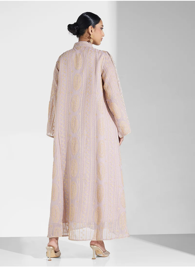 Khizana Embroidered Jalabiya