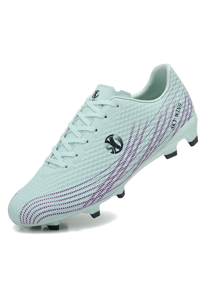 SKY WING Men's Soccer Cleats Women Outdoor Frim Ground Football Shoes | Unisex, Adult, Lacrosse, Baseball, Rugby Boots, Flag, Game, Trainer Training - Image 1