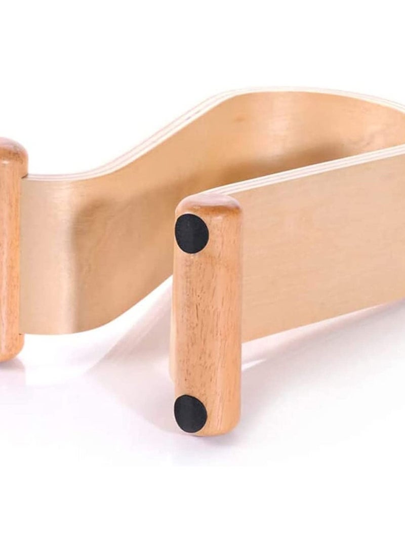 Y&D Headphone Stand Wooden Birch Wood Gaming Headset Display Stand, headphone stand, Earphone Holder Hanger White Birch, - Image 3