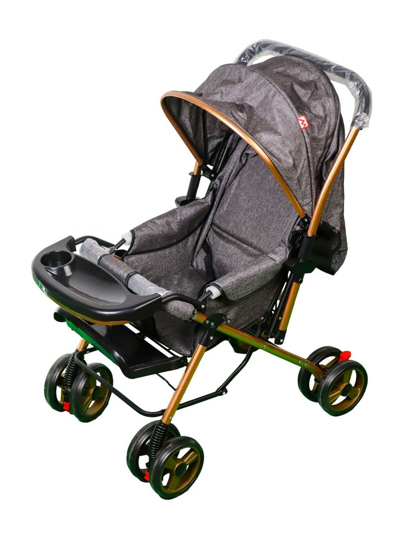 Baby Stroller Aluminum for Kids Grey - T998 - Image 1