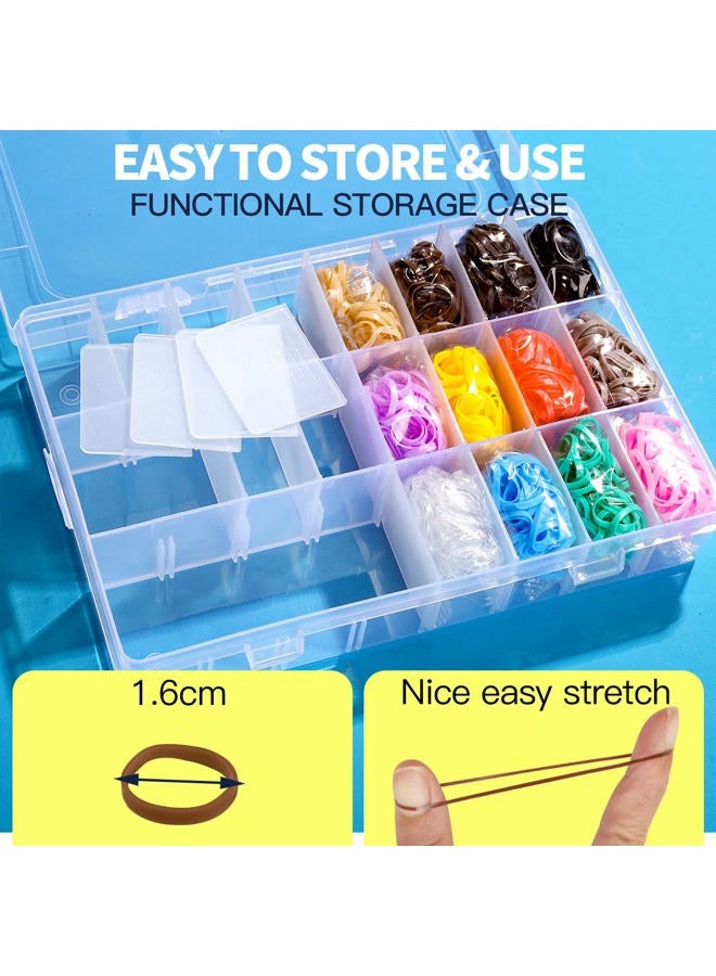 YGDZ Elastic Hair Bands, 1500 pcs Hair Ties, Small Ponytail Holders, Hair Accessories Set for Girls, Women, Toddler, Ponytail Holders, Colorful Rubber Bands for Hair - Image 5