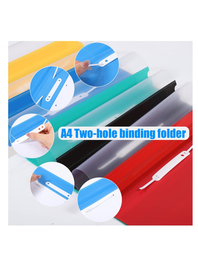 A4 Project Folder, 15 Pcs Plastic Presentation Project Folder, Document Organiser Holder Case Plastic, Document Transparent Cover - Image 3