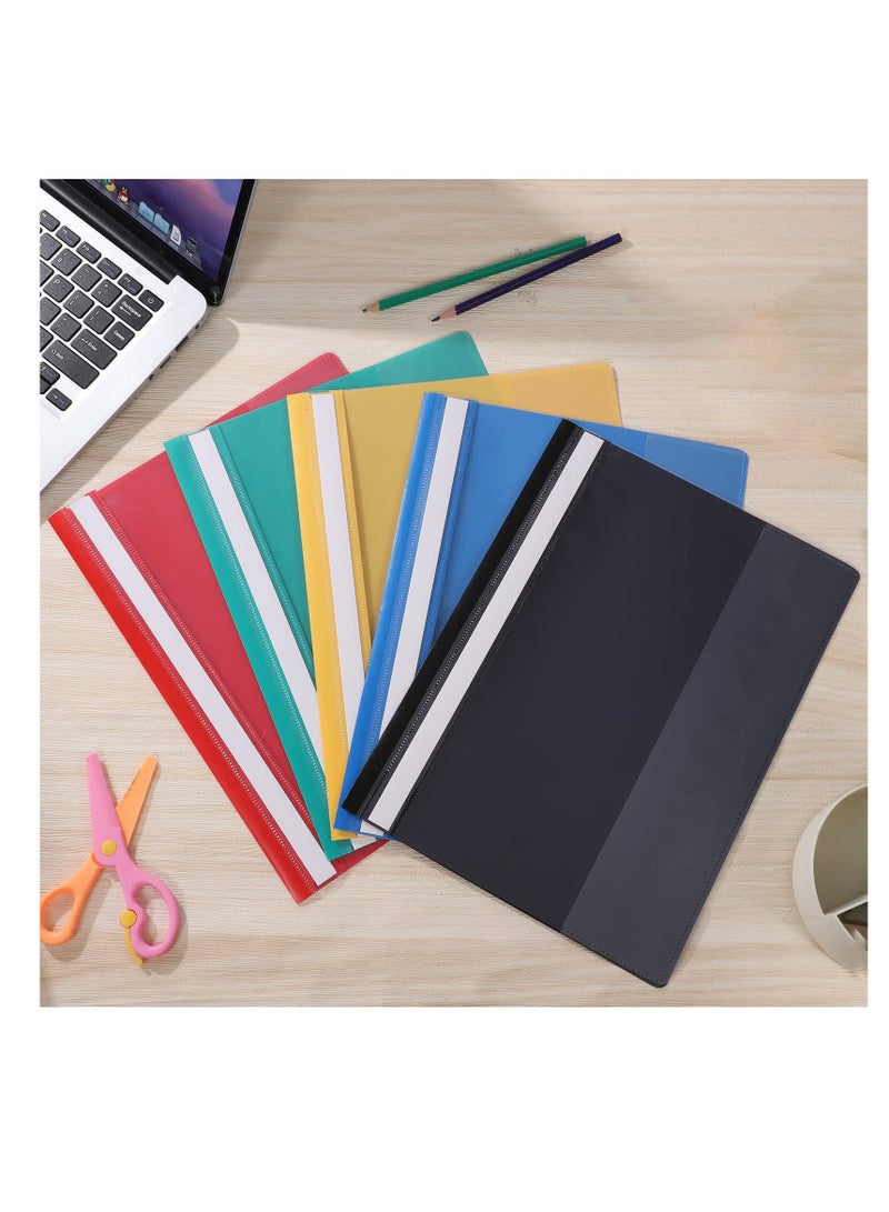 A4 Project Folder, 15 Pcs Plastic Presentation Project Folder, Document Organiser Holder Case Plastic, Document Transparent Cover - Image 4