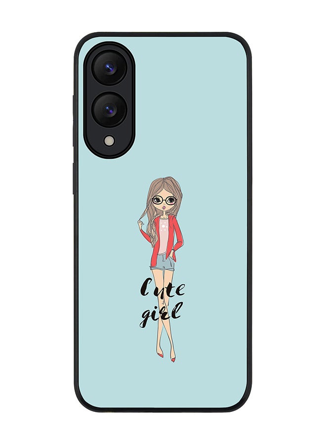 Stylizedd For Samsung Galaxy S25 Edge Case,Slim fit Camera Protection, Shockproof Thin Phone cover  - Dreamer Cute Girl