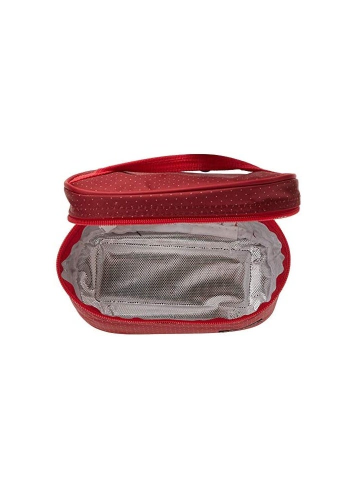 LOCK & LOCK LocknLock 2PC Insulated Lunch Red Set - Grey, Airtight and BPA-Free Containers  - Image 4