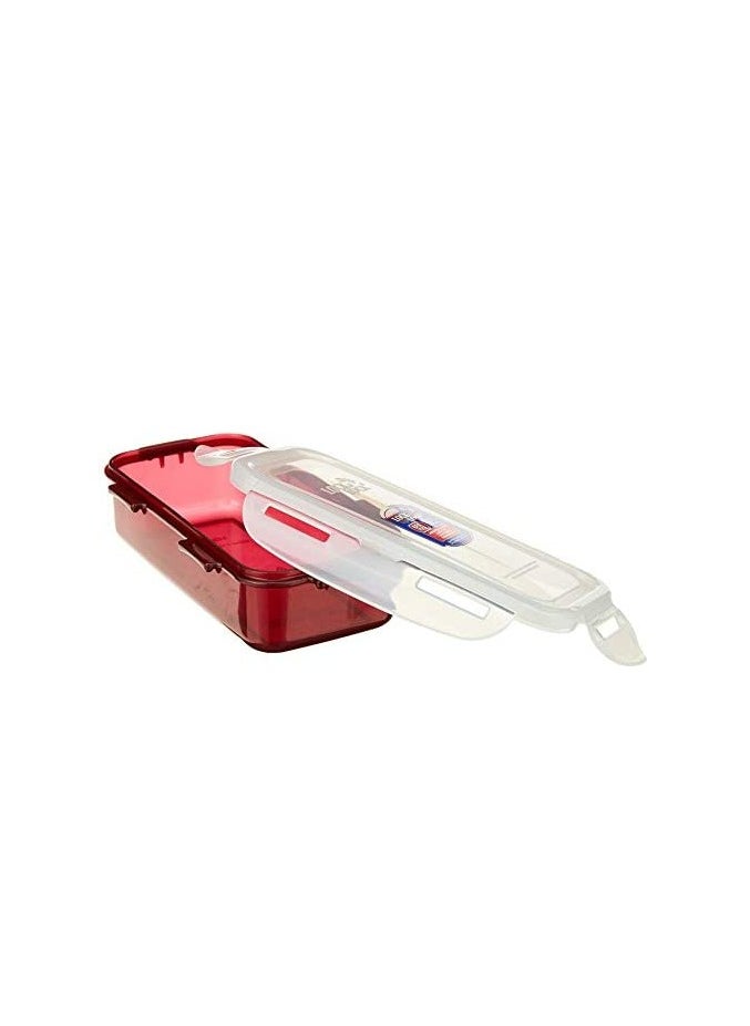 LOCK & LOCK LocknLock 2PC Insulated Lunch Red Set - Grey, Airtight and BPA-Free Containers  - Image 3