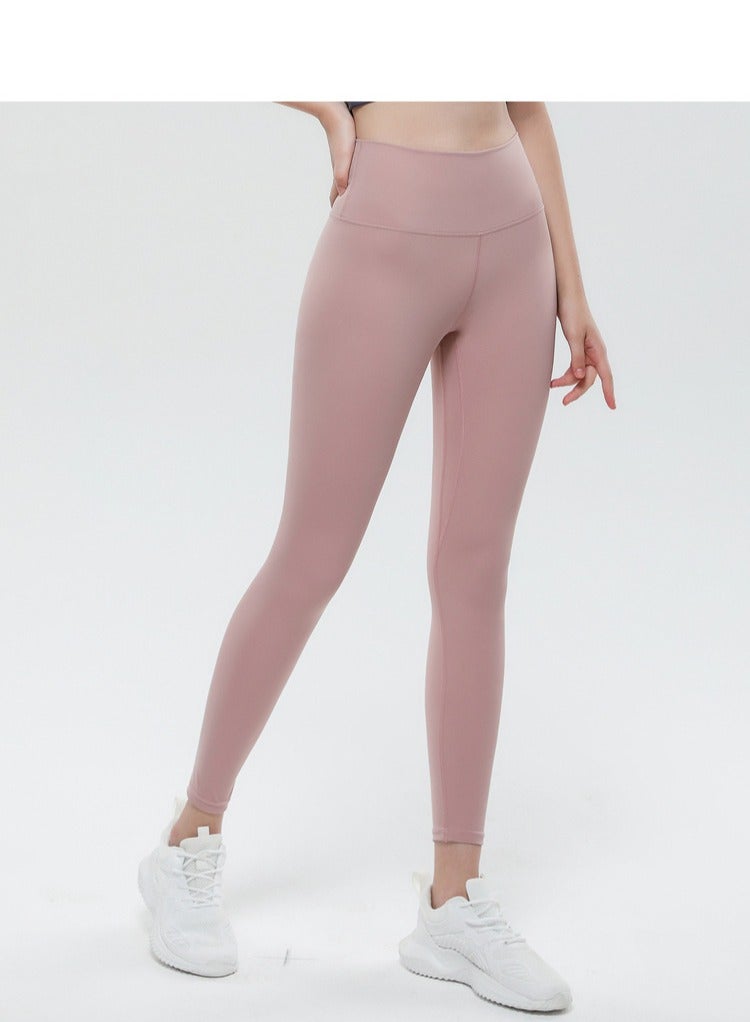 Solid Stretch Yogo Pants Pink