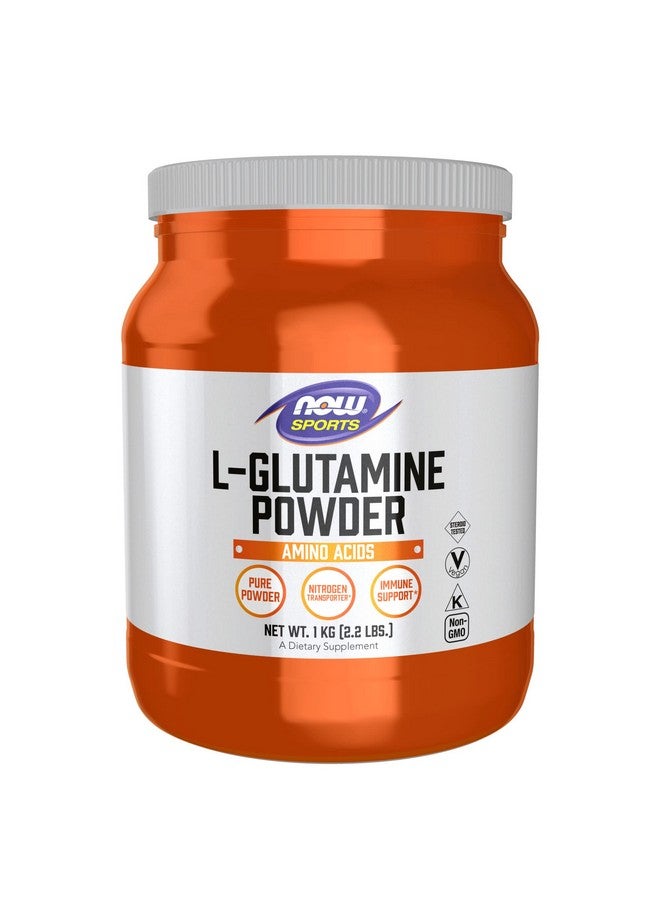 now Sports Nutrition Lglutamine Pure Powder Nitrogen Transporter* Amino Acid 35.3Ounce - Image 2