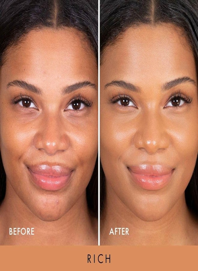 Wander Beauty Nude Illusion Liquid Foundation - Rich - Medium to Full Coverage Foundation with Niacinamide & Lotus Extract - Natural Skin Finish - Blurs, Conceals & Contours - Travel-Friendly Tube - Image 3