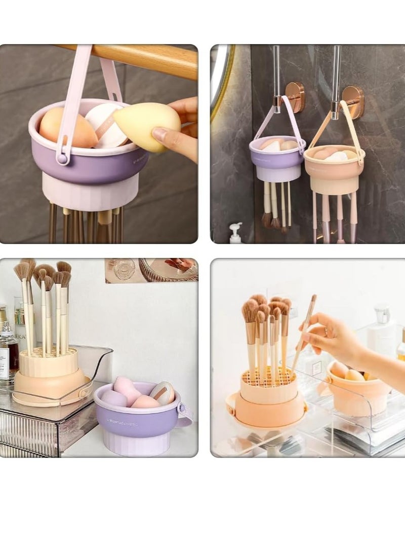 Multi-purpose tray for cleaning, drying and storing makeup brushes - 3 in 1 - Image 3