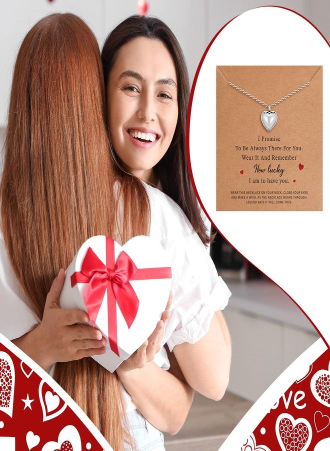 Tondiamo 3 Set Galentines Best Friends Gifts Friendship Necklace Matching BFF Necklace Set 2 3 Heart Friendship Gifts for Women Sister Teens BFF Valentine's Day (Red,Black,White) - Image 5