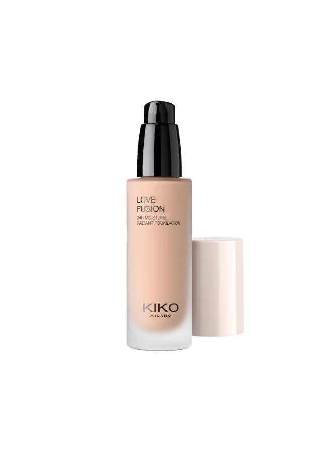 Kiko Milano NEUTRAL GOLD LOVE FUSION 24H MOISTURE RADIANT FOUNDATION for Women | Best Price UAE