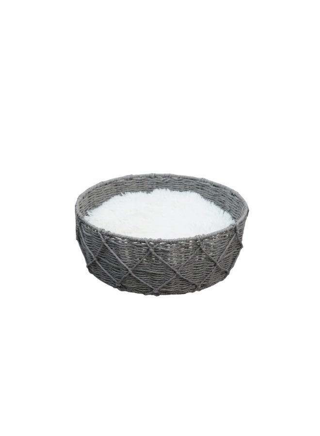 Catry Cat Bed Basket 40x40x15h cm - Image 1