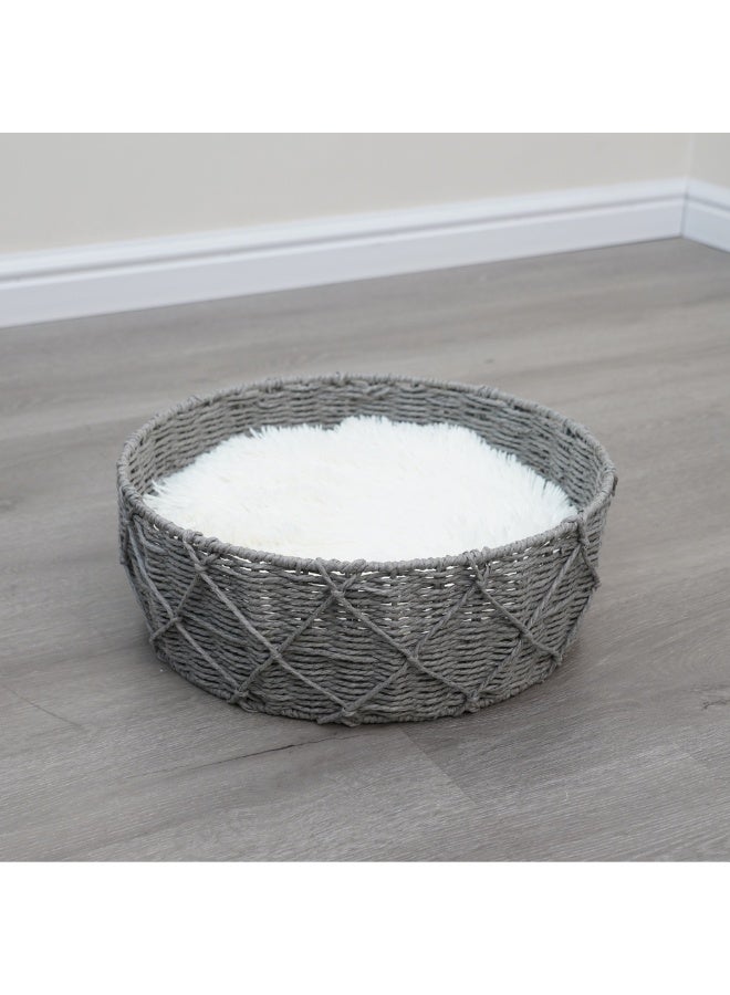 Catry Cat Bed Basket 40x40x15h cm - Image 2