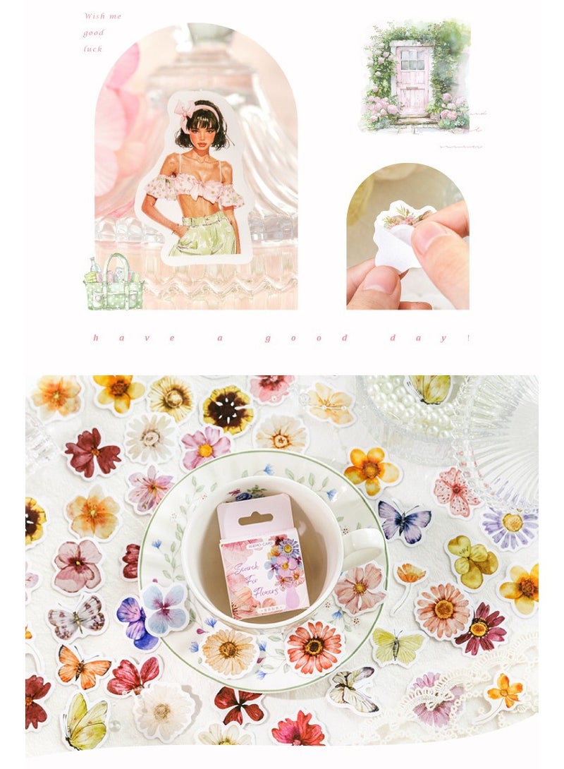 136 PCS cute stickers, aesthetic stickers for girls, diary and notebook decoration stickers, laptop, skateboard and bicycle DIY stickers - Image 5