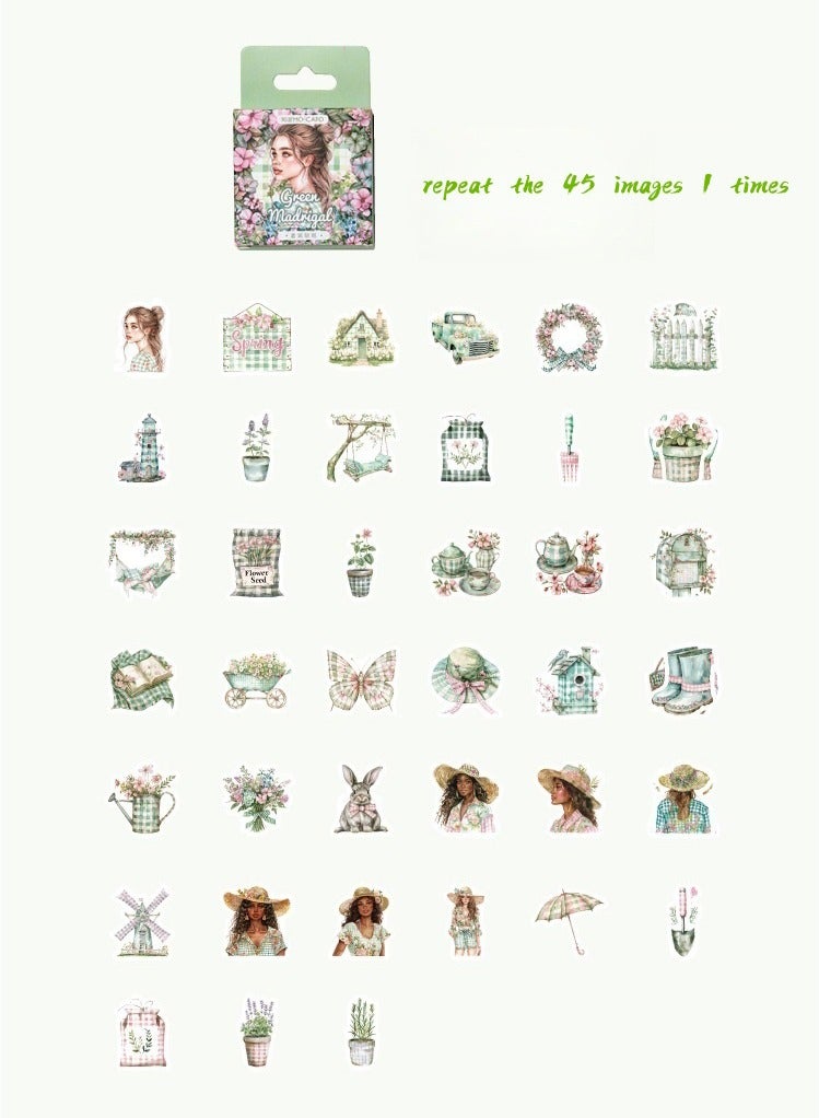 136 PCS cute stickers, aesthetic stickers for girls, diary and notebook decoration stickers, laptop, skateboard and bicycle DIY stickers - Image 4