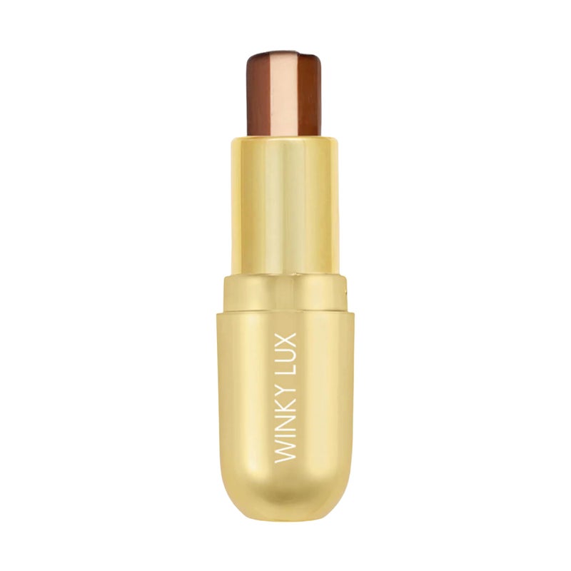 Winky Lux Affogato Tri-Color Tinted Lip Balm â€“ Hydrating Lip Care with Jojoba Oil & Vitamin E, Sheer Nude Tint, Vanilla Coffee Scent, Moisturizes and Softens Dry Lips - Image 1