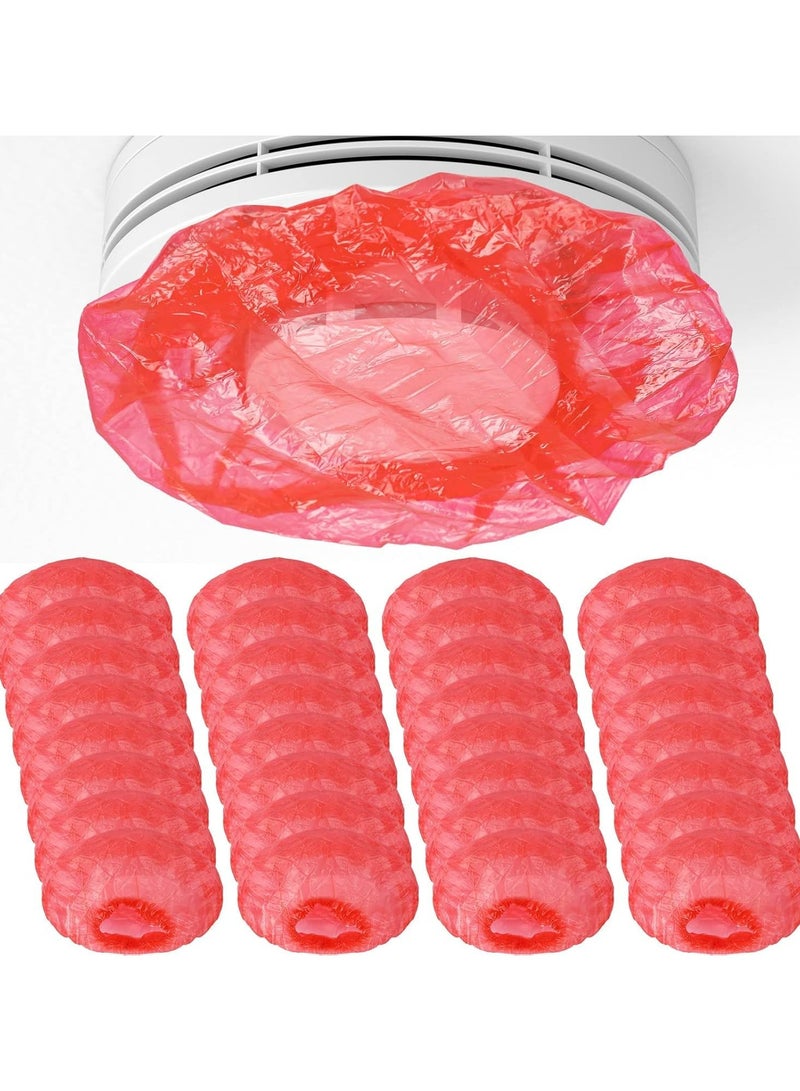 CMGTYYD Smoke Detector Cover, Fires Alarm Dust Cover, 100 Pcs Innovative Design Easy Replace Multi-Compatible Practical Tools, Suitable For Various Smoke Detector Specifications - Image 1