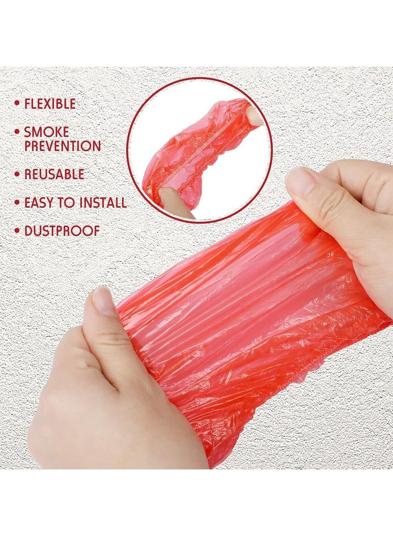 CMGTYYD Smoke Detector Cover, Fires Alarm Dust Cover, 100 Pcs Innovative Design Easy Replace Multi-Compatible Practical Tools, Suitable For Various Smoke Detector Specifications - Image 4