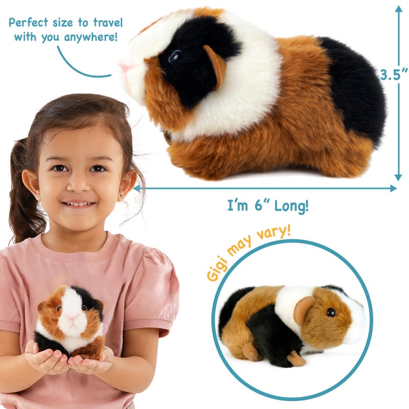 TigerHart Gigi The Guinea Pig - 6 Inch Stuffed Animal Plush - Image 4