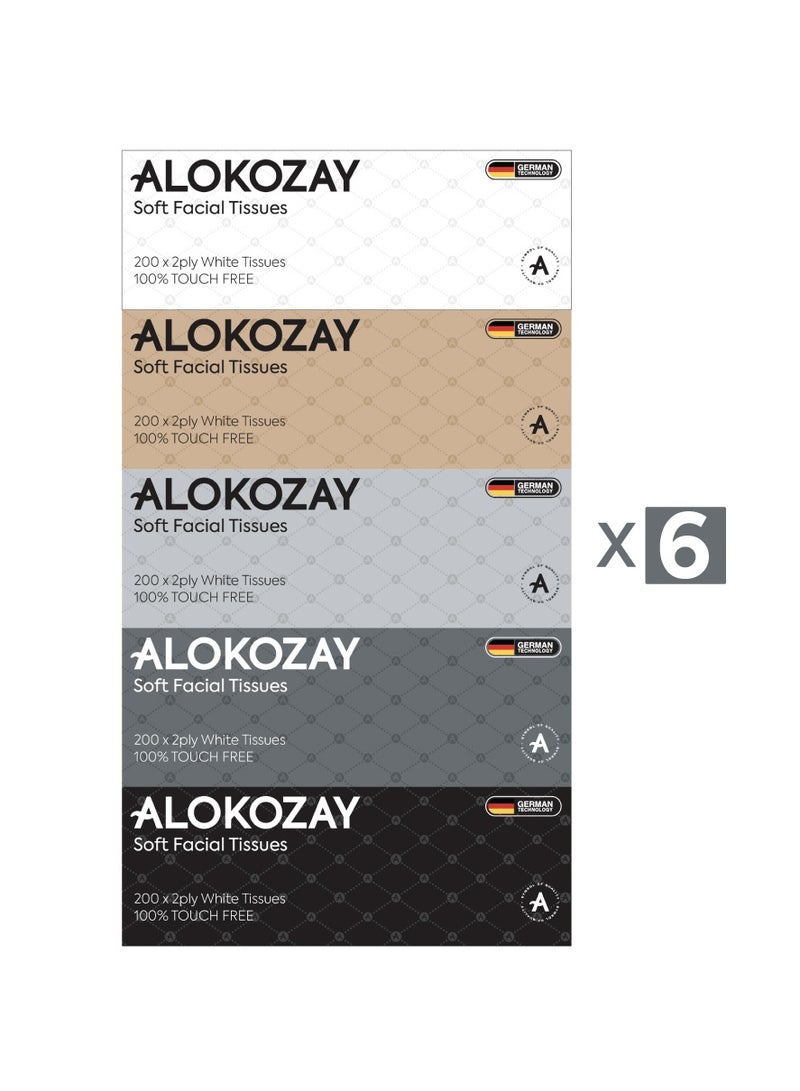 Alokozay Soft Facial Tissues - 150 Sheets X 2 Ply Pack of 30 - Image 2
