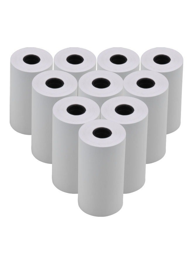 10 لفة الحرارية ورقة استلام لفة ، 57 × 30mm طباعة الفواتير ، وتلقي نقاط البيع / سجل النقدية ، آلة بطاقة الائتمان - Image 2