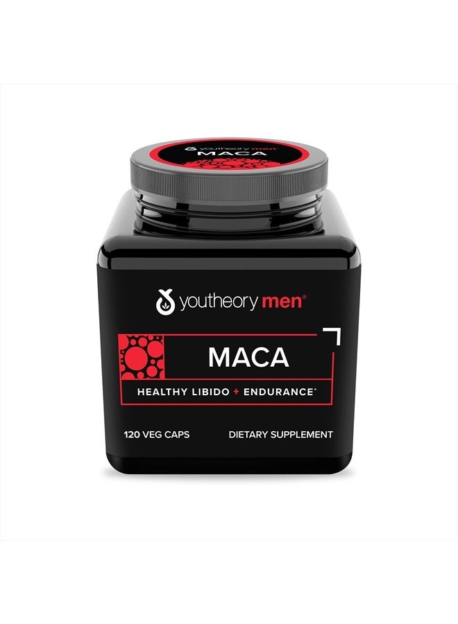 youtheory Men's Maca Advanced with Peruvian Ginseng, 120 Count (1 Bottle) - Image 1
