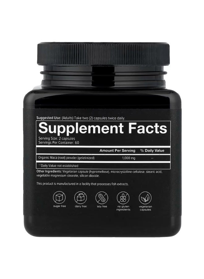 youtheory Men , Maca, 120 Veg Caps - Image 2