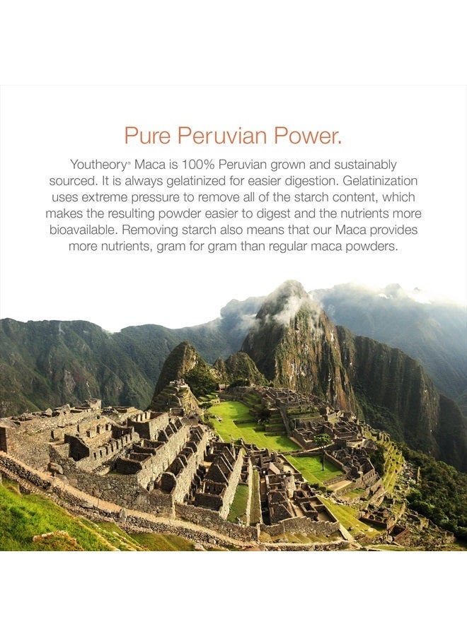 youtheory Men , Maca, 120 Veg Caps - Image 3