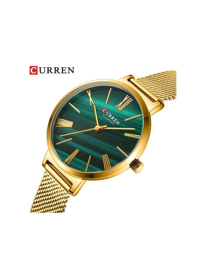 CURREN Women's Wrist Watch - 32 mm - Gold - Image 2