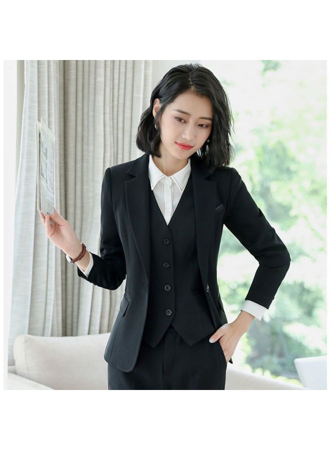 Suit Jacket Women's Formal Wear Professional Suit Fashionable Elegant Slim Fit Small Suit Non-ironing Plus Size Suit Manager Uniform