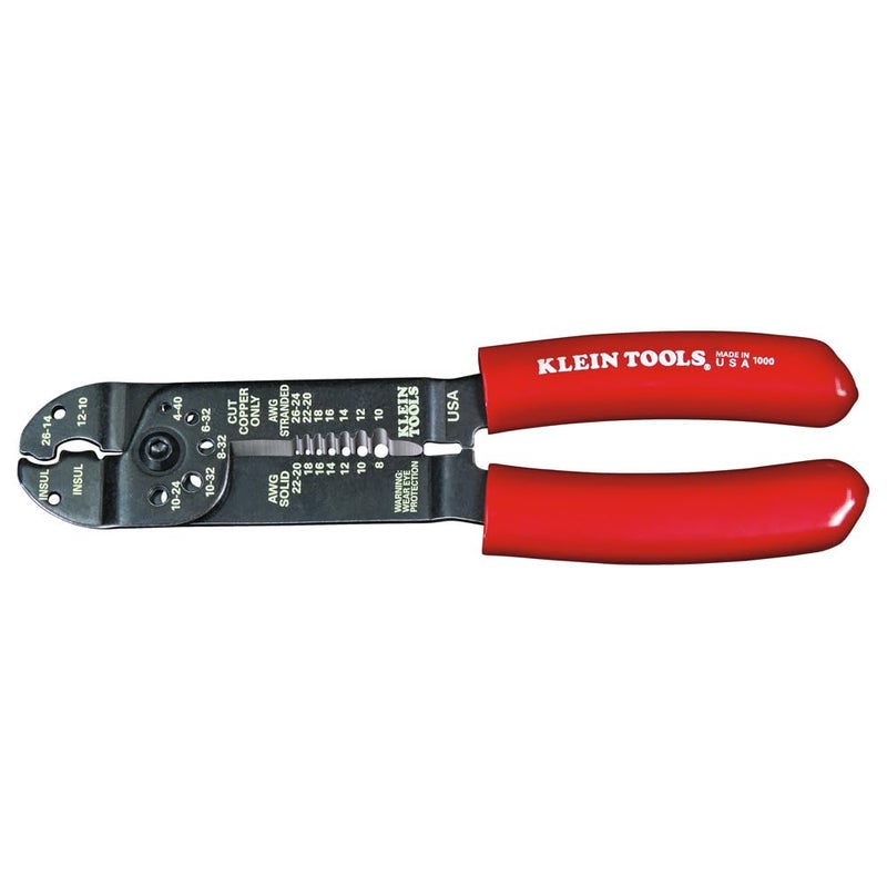 Klein Tools Klein Tools 1000 Multi Tool, Made in USA, 6-in-1 Stripper, Crimper, Wire Cutter, Screw Measure and Shears, Multi-Purpose Lineman Tool  - Image 1