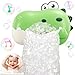 WAVISA Baby Bath Toys Rechargeable Dinosaur Bath Bubble Machine with Music Bathtime Bathtub Toys for Toddlers Birthday Easter Gifts Bubble Maker Toys for Kids Ages 13 48 Baby GiftsGreen - Image 2