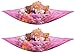 Handy Laundry Stuffed Animal Storage Hammock 2Pack Pink Mesh Toy Organizer for Kids Expandable Corner Net Holds 30 Plushies Easy Wall Mount Nursery Bedroom Decor - Image 3