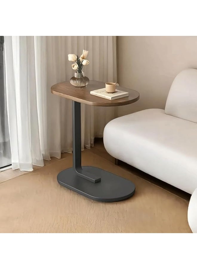 Small round side table for living room, bedroom, office, balcony; water and rust resistant. - Image 2
